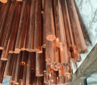 Fabricant en stock Barre de cuivre solide C10100 C11000 C12000 Barre de cuivre pur de la plus haute qualité