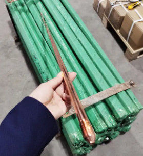 Vente en gros à bas prix 10 mm 20 mm DIA électrique électrode de terre liée au cuivre