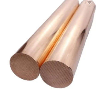 Fabrique en gros 6mm 8mm 10mm Diamètre Pipe en cuivre solide Polissée en surface tube en cuivre droit
