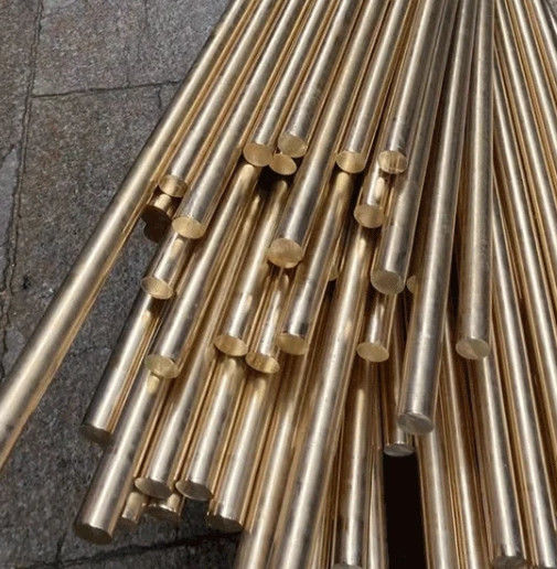 Barre ronde en alliage de cuivre de béryllium à haute dureté 6 mm - 200 mm Pour l'industrie électronique